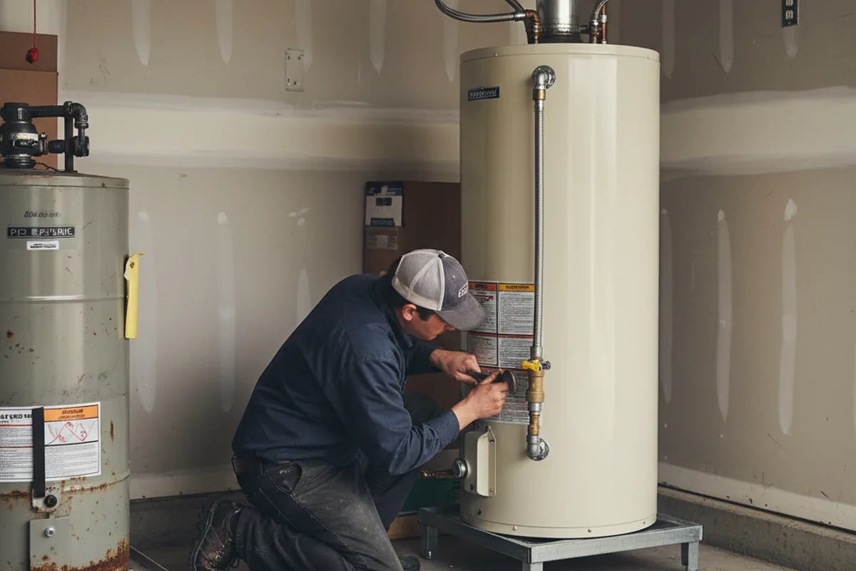 Water heater and shutoff valve replacement in Tolleson